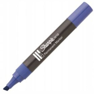 Marker permanentny Sharpie W10 ścięta niebieski