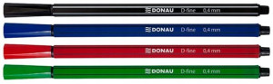 Cienkopis Donau D-Fine 0.4mm 4 szt mix kolorów