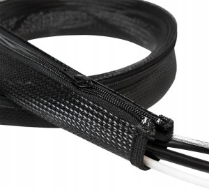 Organizer kabli maskownica osłona suwak 50mm 1m