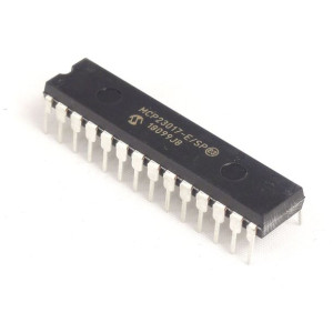 MCP23017 ekspander wyprowadzeń 16-kanałowy I2C DIP28