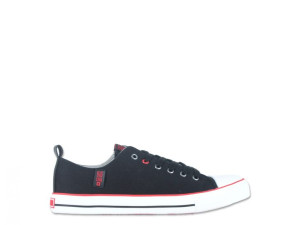 Buty Trampki Męskie BIG STAR JJ174061 Czarno-Czerwone 44