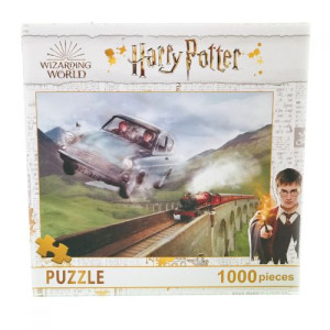Puzzle 1000elementów Harry Potter Latające Auto