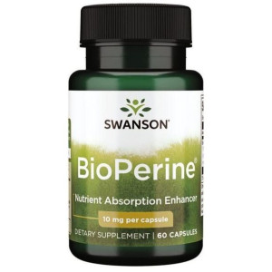 Swanson Bioperine (Bioperyna) 10 mg - 60 kapsułek