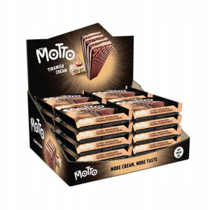 Wafelek MY MOTTO TIRAMISU Baton 20 szt x 34g
