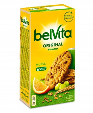 Ciastka belVita Zbożowe o Smaku MUSLI 300g