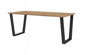 Stół LORD 185x67 czarne nogi jadalnia 3 kolory