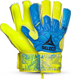Rękawice bramkarskie Select 78 Protection Flat Cut 2019 niebiesko żółte
