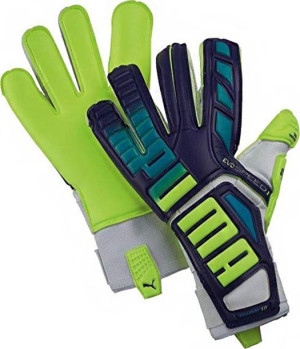 Rękawice bramkarskie Puma Evo Speed 1.3 Prism fioletowo-żółte 041015 01