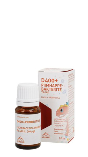 D400 + Probiotics for kids (7,5 ml)