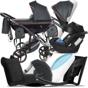 Wózek 3w1 Junama Sport 05 I Fotelik Cybex Aton 5