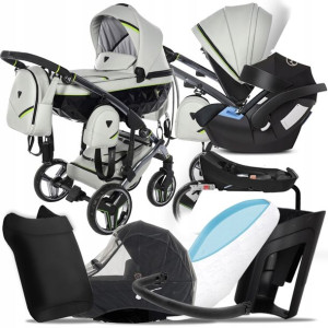 Wózek 4w1 Junama Sport 01 I Cybex Aton Baza 2-fix