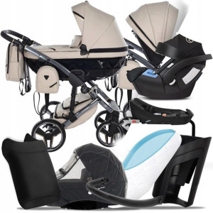 Wózek 4w1 Junama Sport 02 I Cybex Aton Baza 2-fix