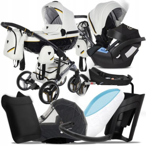 Wózek 4w1 Junama Sport 04 I Cybex Aton Baza 2-fix