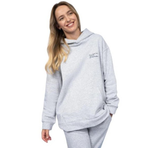 Bluza damska outhorn chłodny jasny szary melanż othaw22tswsf079 27m