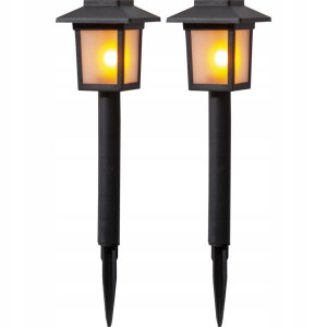 Lampy solarne pochodnie płomienie 2 sztuki