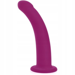 Dildo Cienki Zakrzywiony Penis Analny Waginalny