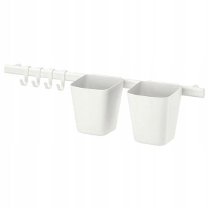 Reling Kuchenny Ikea Szyna + 2 Pojemniki Sunnersta