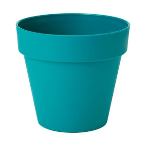 Doniczka plastikowa Ibiza śr.12 cm morska From-plastic