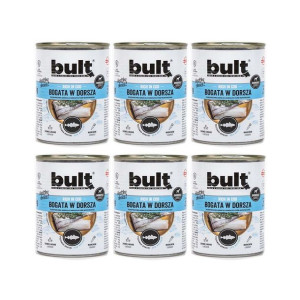 Pakiet Bult Tuf Tuf Mokra Karma Dla Psa Bogata W Dorsza 6 x 800 g