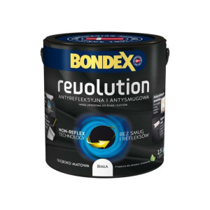 Farba Bondex Revolution Antyrefleksyjna Biały 2.5 l