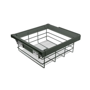 Szuflada z koszem drucianym 90 cm antracyt Elite GTV