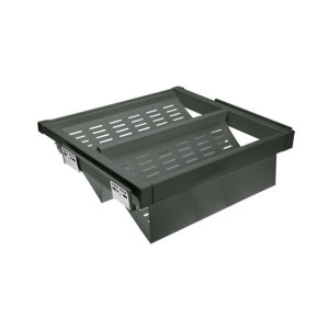 Szuflada na obuwie metalowa 90 cm antracyt Elite GTV