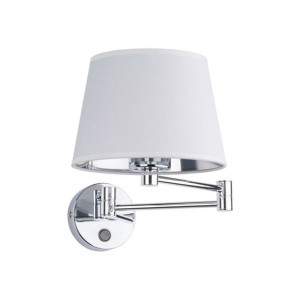 Kinkiet Glory biało-srebrny E27 Tk Lighting