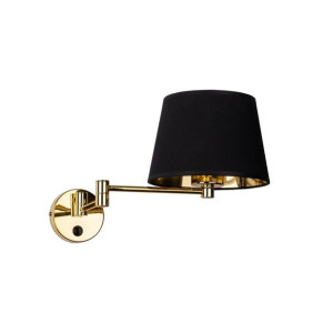 Kinkiet Glory czarno-złoty E27 Tk Lighting