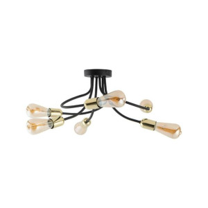 Lampa wisząca Ania złota 6 x E27 Tk Lighting