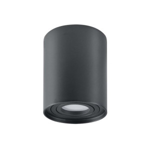 Oprawa natynkowa Orion śr. 9.6 cm IP20 czarna GU10 Polux