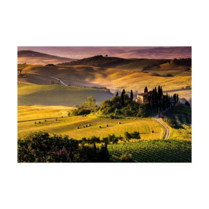 Fototapeta Wzgórza Toskanii 104 x 70 cm