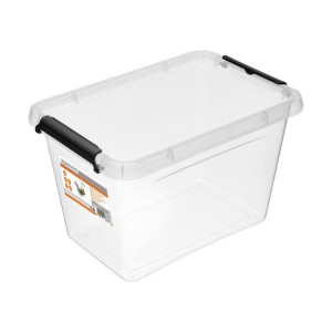 Pojemnik z klipsami 6.5 l 20 x 18 x 29 cm Spaceo