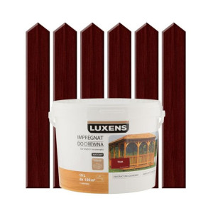 Impregnat do drewna DEKORACYJNO-OCHRONNY 10 l Teak LUXENS