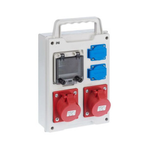 Rozdzielnica elektryczna z okablowaniem RS 1 / 4 6211 - 00 / 2 X 2P + Z 2 X