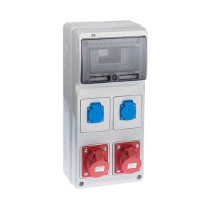 Rozdzielnica elektryczna z okablowaniem RS 1 / 8 6241 - 00 / 2 X 2P + Z 2 X