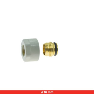 Złączka zaciskowa CU 3/4 X 15 mm RAL1013 SCHLOSSER