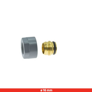 Złączka zaciskowa CU 3/4 X 15 mm RAL9006 SCHLOSSER