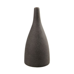 Wazon ceramiczny Stone wys. 20.4 cm czarny