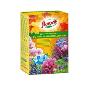 Nawóz jesienny rośliny kwasolubne 1kg Florovit Florovit
