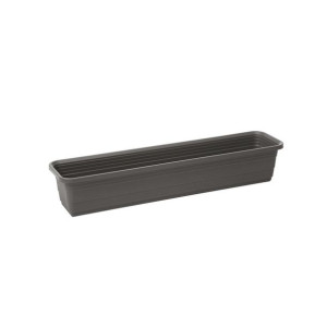 Skrzynka balkonowa Bona 60x17.5 cm plastikowa antracyt Lamela