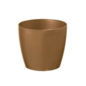 Osłonka doniczki Magnolia 30 cm gładka złota Lamela