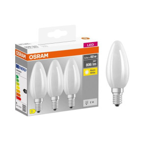 Żarówka LED 3 szt. E14 6 W  60 W 806 lm Ciepła biel Osram