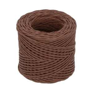 Sznurek papierowy 2 mm x 50 m pleciony brązowy Suki
