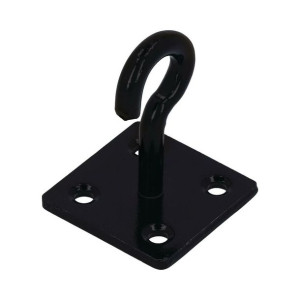 Hak na płytce 50x50x5 mm czarny