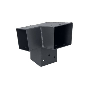 Łącznik narożnik prawy 7x7 cm 105 st. 3-końce Suki Plug-in antracyt