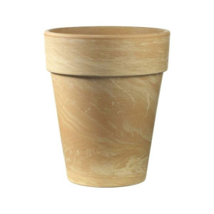 Donica duża gliniana śr.31 cm beżowa Cermax