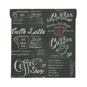Tapeta Coffe 614947 czarna papierowa