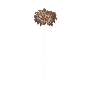 Dekoracja ogrodowa Corten kwiat 34.6x100 cm stalowa Forest Style