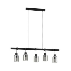 Lampa wisząca Paradox czarna 5 x E27 Inspire