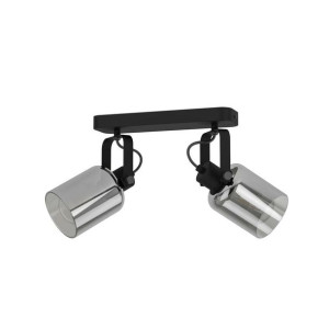 Listwa reflektorowa Paradox czarny 2 x E27 Inspire